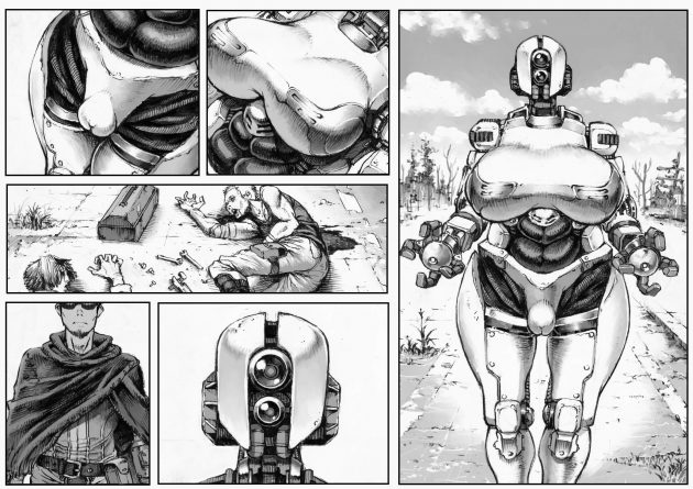 【エロ同人誌】時は遠い未来、世の中は荒んでいた。ロボットと人間が争い、殺し、破壊し、その繰り返し。【無料 エロ漫画】 (21)