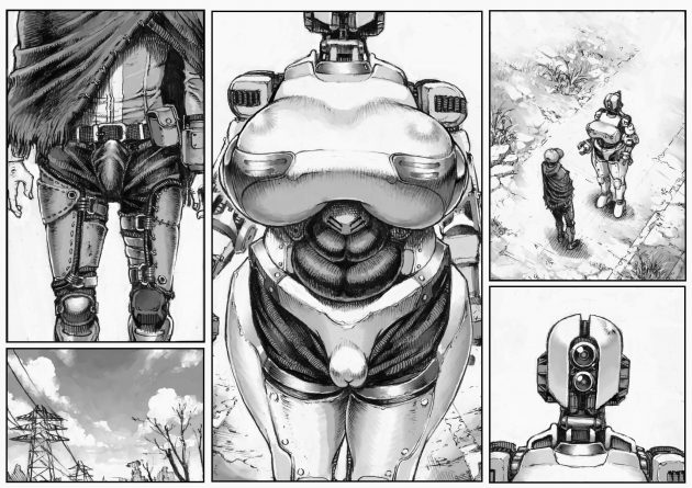 【エロ同人誌】時は遠い未来、世の中は荒んでいた。ロボットと人間が争い、殺し、破壊し、その繰り返し。【無料 エロ漫画】 (22)